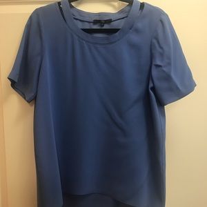 Tibi blue blouse size Medium EUC